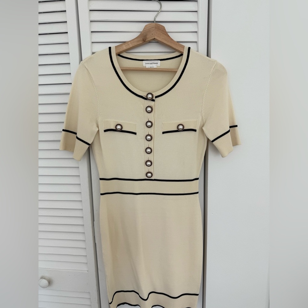 Lovers + Friends pearl mini dress